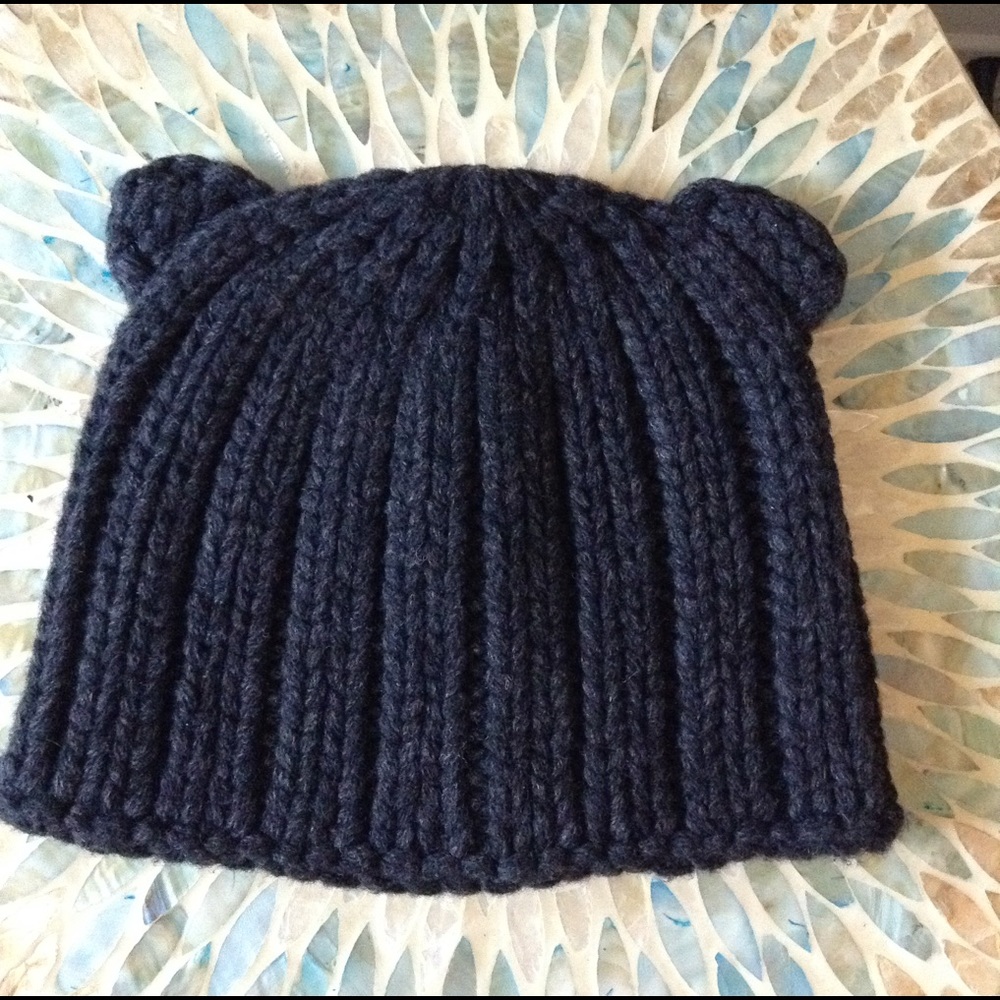BCBG MazAzria  -  Kitten Ear Beanie